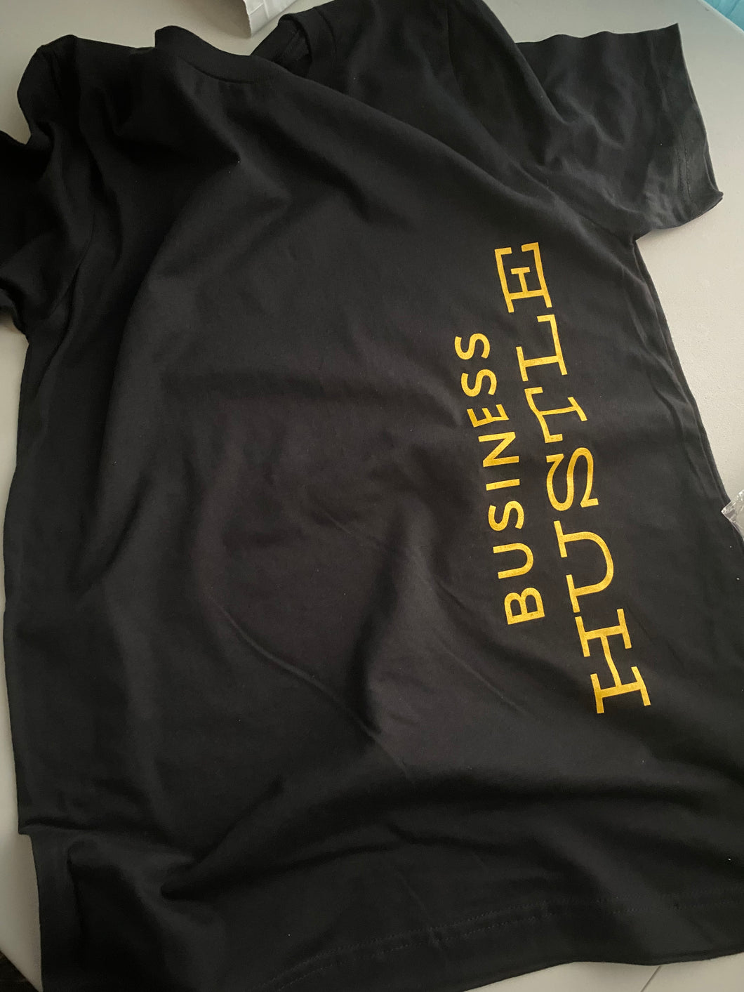 Unisex Business Hustle Signature Yellow T-shirt